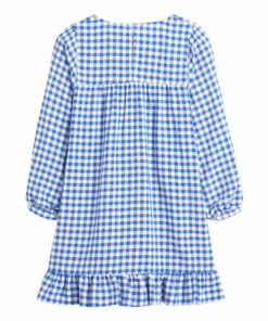 Penelope Checkered Dress Blue Bellerose Fashion Teen, Children -Bellerose Elegant Shop penelope checkered dress blue bellerose fashion teen children 7