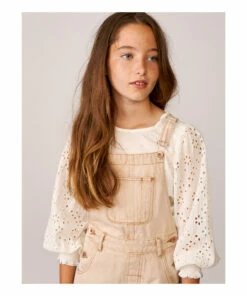 Pepito Overalls Off white Bellerose Fashion Teen, Children -Bellerose Elegant Shop pepito overalls off white bellerose fashion teen children 3