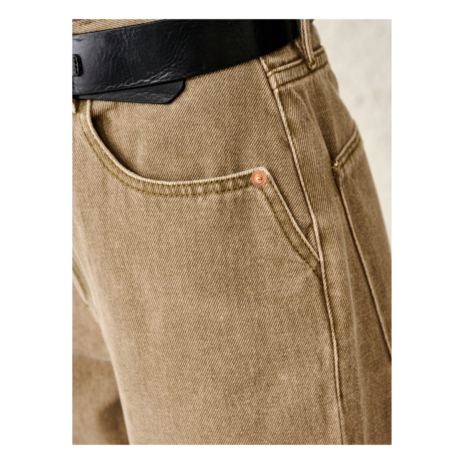 Perkins Jeans - Women’s Collection - Khaki Bellerose Fashion Adult 4 Perkins Jeans - Women’s Collection - Khaki Bellerose Fashion Adult - Image 4