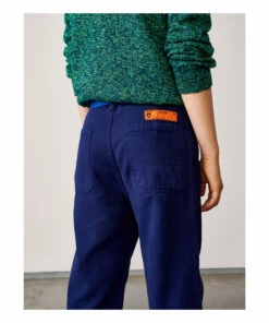 Perrig Straight-Leg Trousers Indigo blue Bellerose Fashion Teen, Children -Bellerose Elegant Shop perrig straight leg trousers indigo blue bellerose fashion teen children 4