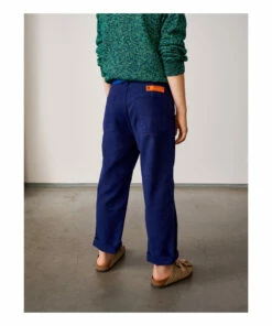 Perrig Straight-Leg Trousers Indigo blue Bellerose Fashion Teen, Children -Bellerose Elegant Shop perrig straight leg trousers indigo blue bellerose fashion teen children 5