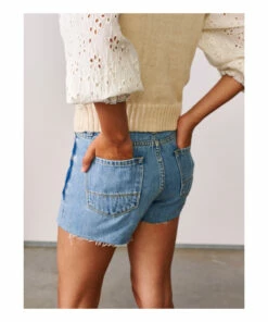 Petite Shorts Blue Bellerose Fashion Teen, Children -Bellerose Elegant Shop petite shorts blue bellerose fashion teen children 4