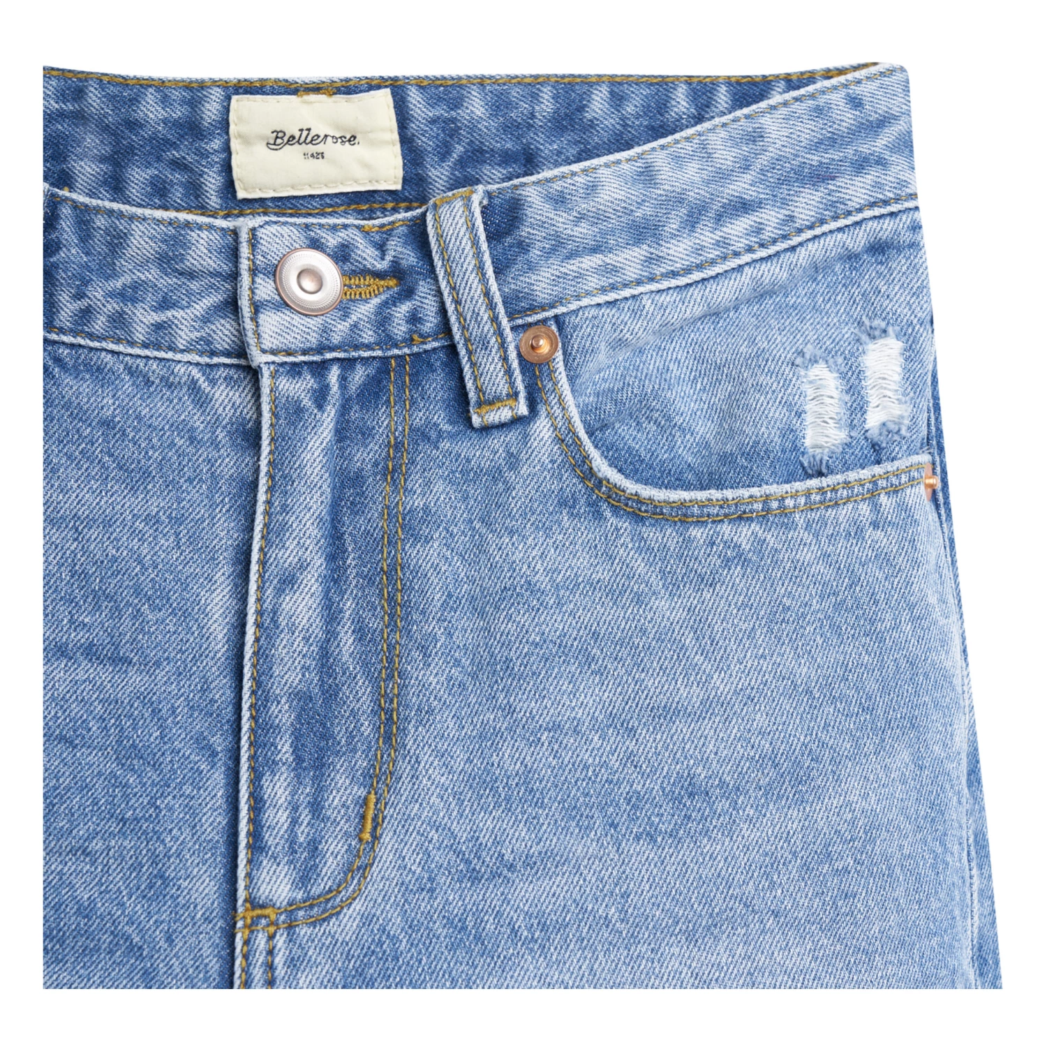 Peyo Straight Leg Jeans Light Denim Bellerose Fashion Teen, Children 7 Peyo Straight Leg Jeans Light Denim Bellerose Fashion Teen, Children - Image 7