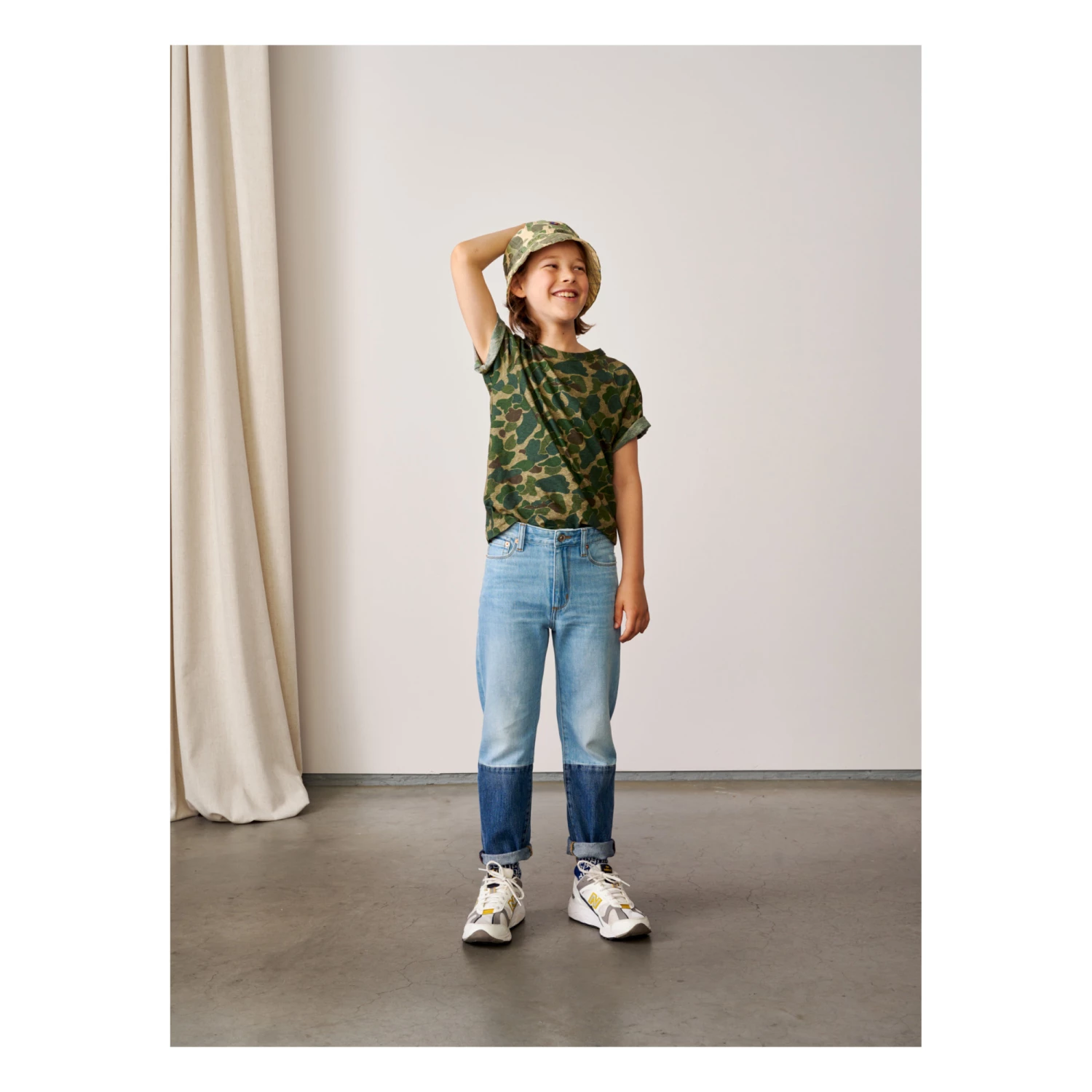 Peyo Two-Tone Jeans Light Denim Bellerose Fashion Teen, Children 2 Peyo Two-Tone Jeans Light Denim Bellerose Fashion Teen, Children - Image 2