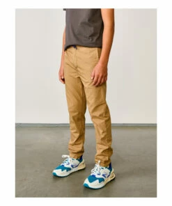 Pharel Straight Legged Chino Trousers Camel Bellerose Fashion Teen, Children -Bellerose Elegant Shop pharel straight legged chino trousers camel bellerose fashion teen children 2