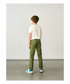 Pharel Straight Legged Chino Trousers Khaki Bellerose Fashion Teen, Children -Bellerose Elegant Shop pharel straight legged chino trousers khaki bellerose fashion teen children 4