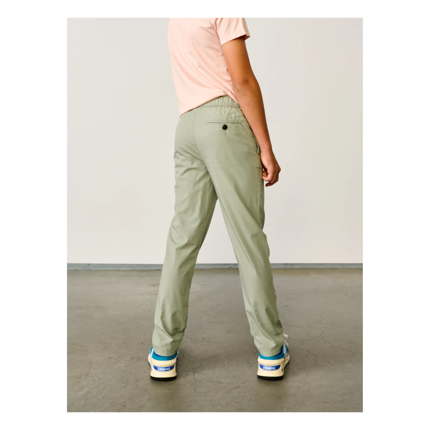 Pharel Straight Legged Chino Trousers Sage Bellerose Fashion Teen, Children 5 Pharel Straight Legged Chino Trousers Sage Bellerose Fashion Teen, Children - Image 5
