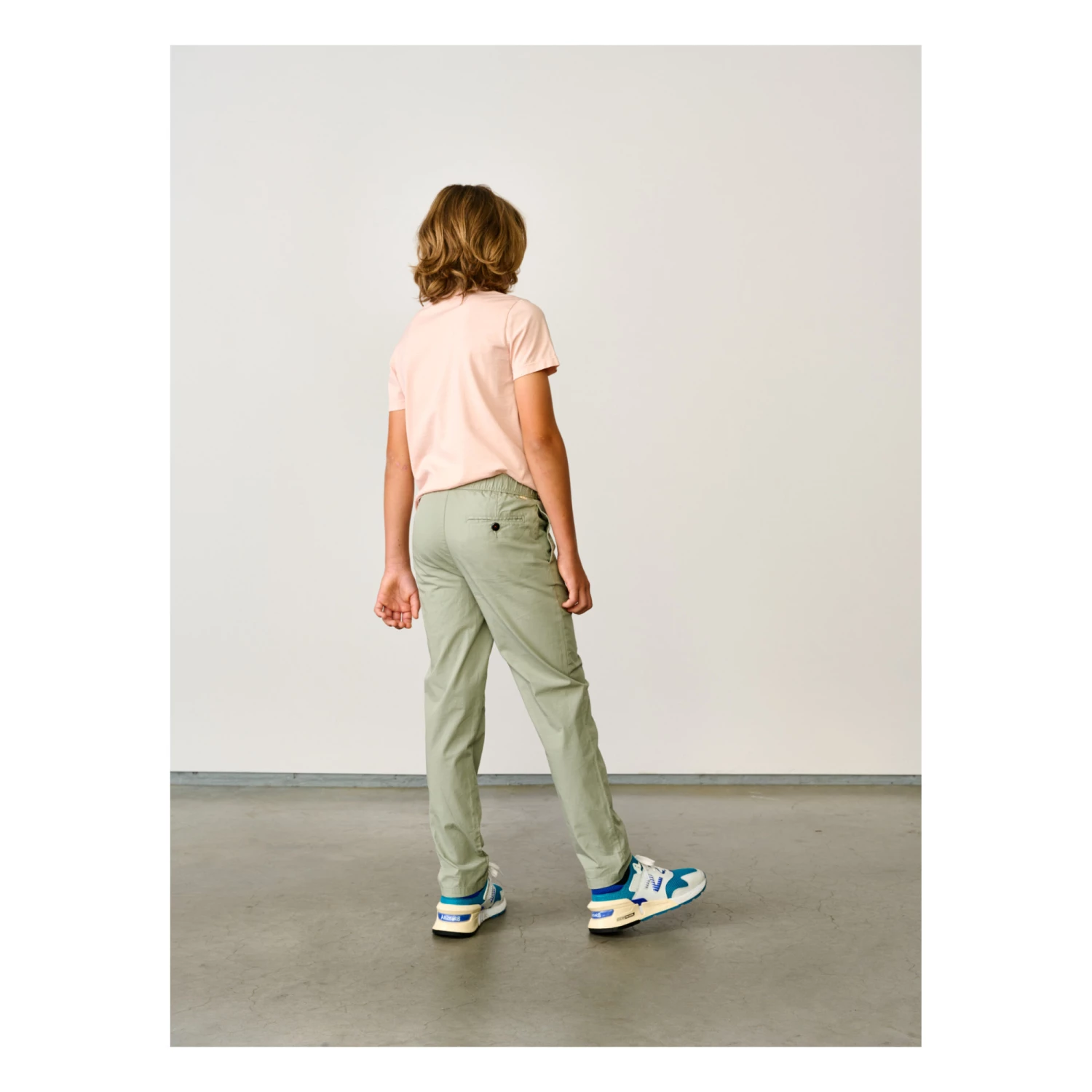 Pharel Straight Legged Chino Trousers Sage Bellerose Fashion Teen, Children 6 Pharel Straight Legged Chino Trousers Sage Bellerose Fashion Teen, Children - Image 6
