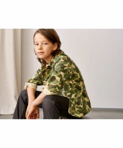 Philip Camo Overshirt Khaki Bellerose Fashion Teen, Children 9 Philip Camo Overshirt Khaki Bellerose Fashion Teen, Children -Bellerose Elegant Shop philip camo overshirt khaki bellerose fashion teen children 3