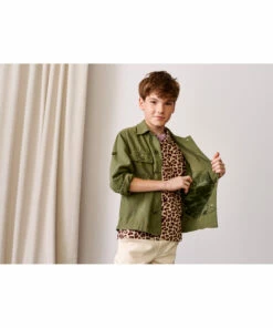 Philip Overshirt Khaki Bellerose Fashion Teen, Children -Bellerose Elegant Shop philip overshirt khaki bellerose fashion teen children 5