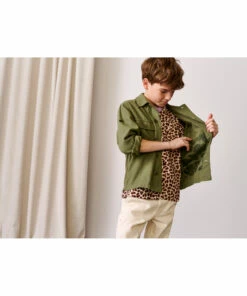 Philip Overshirt Khaki Bellerose Fashion Teen, Children -Bellerose Elegant Shop philip overshirt khaki bellerose fashion teen children 6