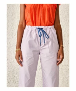 Pizzy Trousers - Women&rsquo;s Collection - Mauve Bellerose Fashion Adult -Bellerose Elegant Shop pizzy trousers women rsquo s collection mauve bellerose fashion adult 2