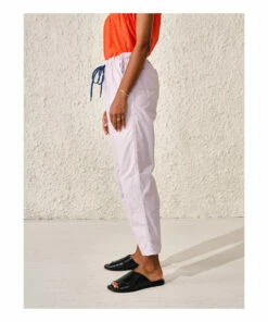 Pizzy Trousers - Women&rsquo;s Collection - Mauve Bellerose Fashion Adult -Bellerose Elegant Shop pizzy trousers women rsquo s collection mauve bellerose fashion adult 4