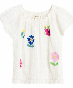 Poeha Blouse White Bellerose Fashion Teen, Children