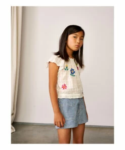Poeha Blouse White Bellerose Fashion Teen, Children -Bellerose Elegant Shop poeha blouse white bellerose fashion teen children 4