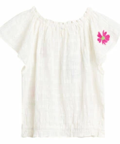 Poeha Blouse White Bellerose Fashion Teen, Children -Bellerose Elegant Shop poeha blouse white bellerose fashion teen children 8