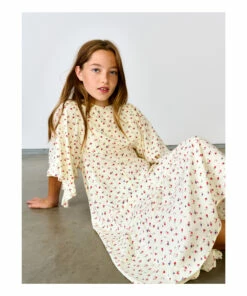 Poetry Dress White Bellerose Fashion Teen, Children -Bellerose Elegant Shop poetry dress white bellerose fashion teen children 3