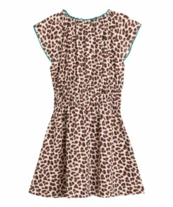 Pokebol Leopard Print Dress Brown Bellerose Fashion Teen, Children -Bellerose Elegant Shop pokebol leopard print dress brown bellerose fashion teen children 6
