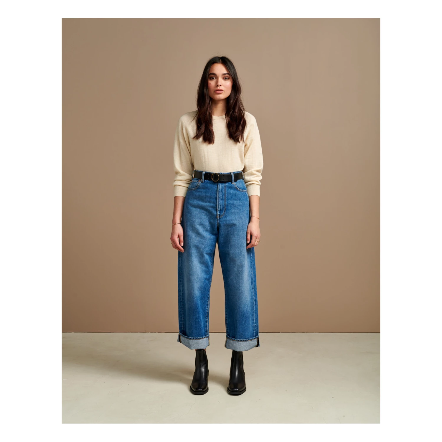 Poker Jeans - Women's Collection - Blue Bellerose Fashion Adult 2 Poker Jeans - Women's Collection - Blue Bellerose Fashion Adult - Image 2