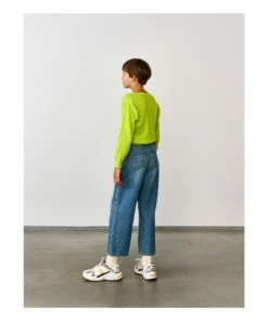 Popies Two-Tone Jeans Indigo blue Bellerose Fashion Teen, Children -Bellerose Elegant Shop popies two tone jeans indigo blue bellerose fashion teen children 4