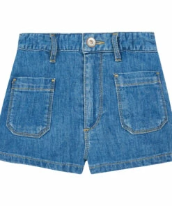 Preppy Shorts Indigo blue Bellerose Fashion Teen, Children