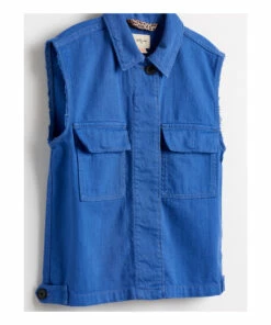 Pumpkin Vest Indigo blue Bellerose Fashion Teen, Children -Bellerose Elegant Shop pumpkin vest indigo blue bellerose fashion teen children 5