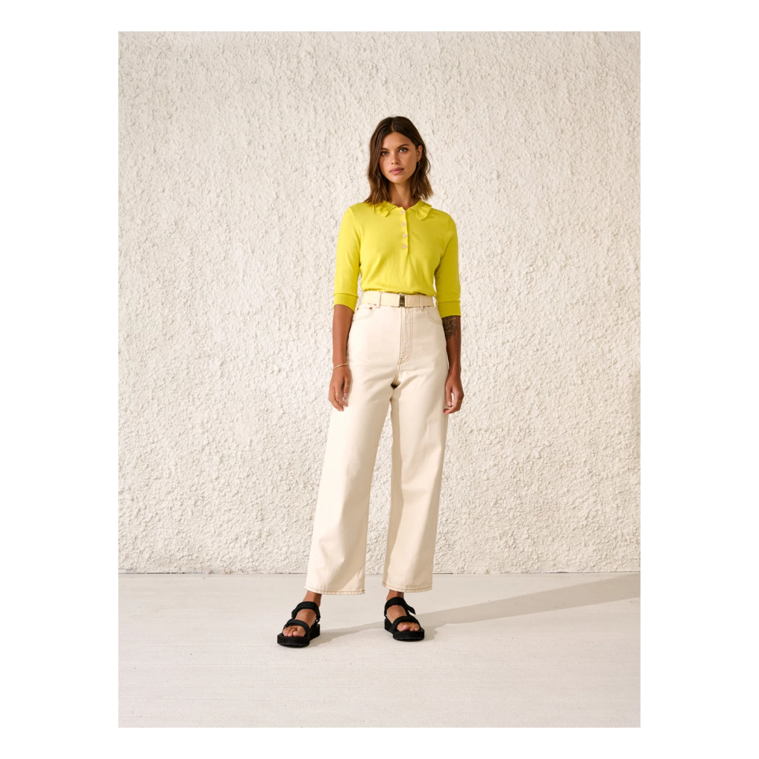 Reawo Jumper - Women’s Collection - Yellow Bellerose Fashion Adult 2 Reawo Jumper - Women’s Collection - Yellow Bellerose Fashion Adult - Image 2