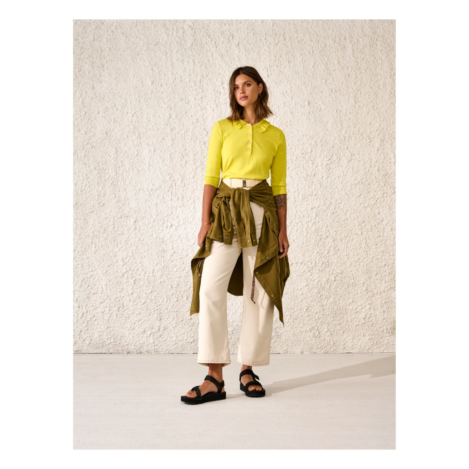 Reawo Jumper - Women’s Collection - Yellow Bellerose Fashion Adult 6 Reawo Jumper - Women’s Collection - Yellow Bellerose Fashion Adult - Image 6