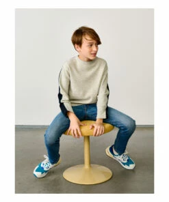 Sano T-shirt Grey Bellerose Fashion Teen, Children -Bellerose Elegant Shop sano t shirt grey bellerose fashion teen children 2