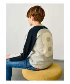 Sano T-shirt Grey Bellerose Fashion Teen, Children -Bellerose Elegant Shop sano t shirt grey bellerose fashion teen children 6