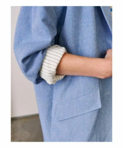 Santana Coat Indigo blue Bellerose Fashion Teen, Children -Bellerose Elegant Shop santana coat indigo blue bellerose fashion teen children 8