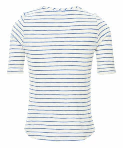 Seas Linen Stripe T-shirt - Women's Collection - Blue Bellerose Fashion Adult -Bellerose Elegant Shop seas linen stripe t shirt women s collection seas linen stripe t shirt women s collection blue bellerose fashion adult 6