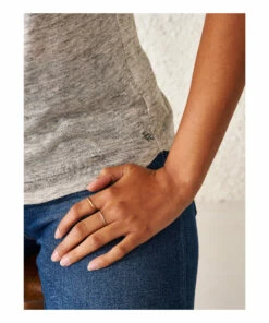 Seas Linen T-shirt - Women&rsquo;s Collection - Heather grey Bellerose Fashion Adult -Bellerose Elegant Shop seas linen t shirt women rsquo s collection heather grey bellerose fashion adult 3