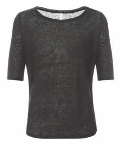 Seas Linen T-shirt - Women's Collection - Black Bellerose Fashion Adult
