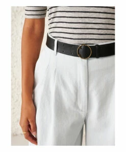 Selya Leather Belt - Women’s Collection - Black Bellerose Fashion Adult -Bellerose Elegant Shop selya leather belt women rsquo s collection black bellerose fashion adult 2