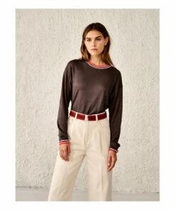 Senia Linen T-shirt - Women’s Collection - Chocolate Bellerose Fashion Adult 11 Senia Linen T-shirt - Women’s Collection - Chocolate Bellerose Fashion Adult -Bellerose Elegant Shop senia linen t shirt women rsquo s collection chocolate bellerose fashion adult 2