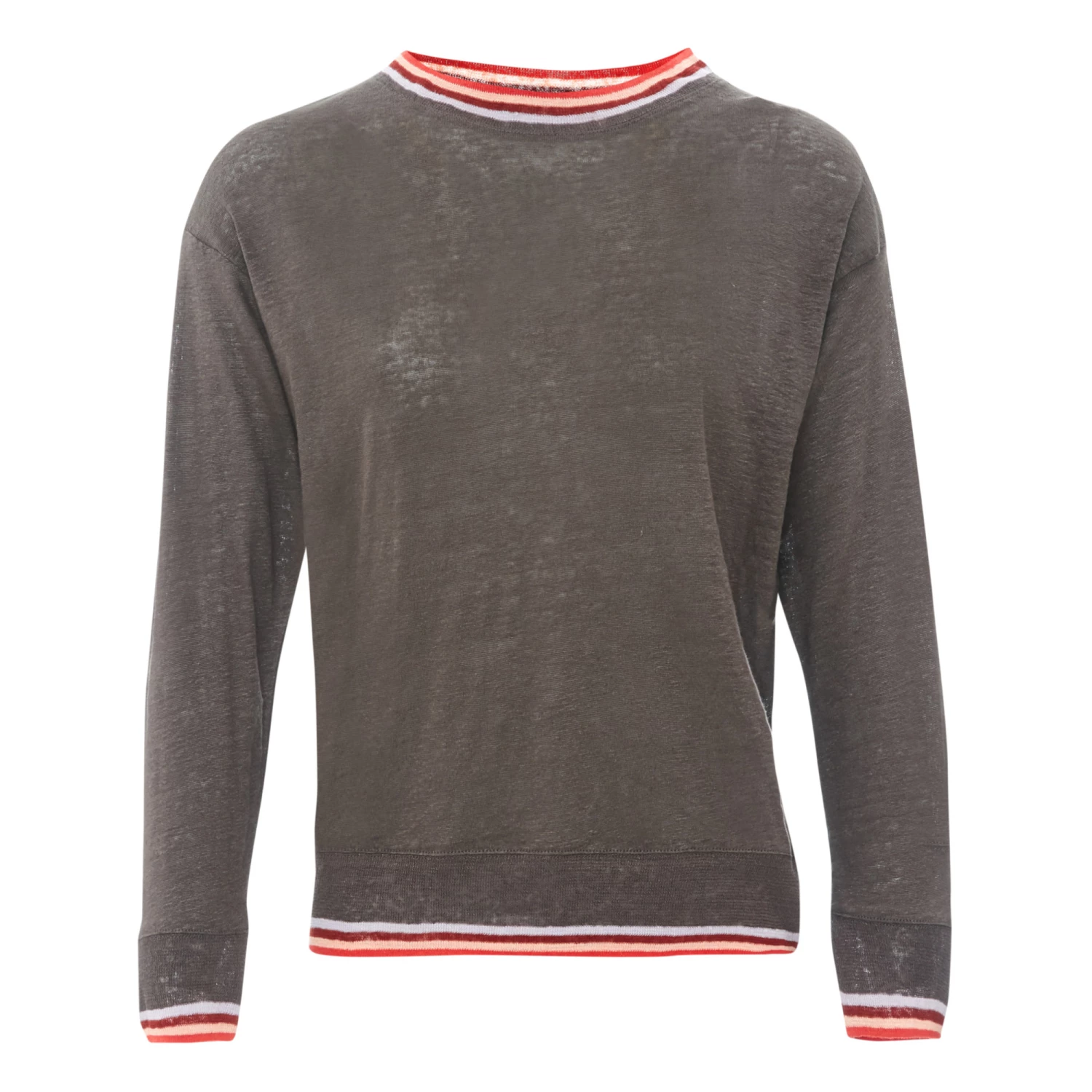 Senia Linen T-shirt - Women’s Collection - Chocolate Bellerose Fashion Adult 1 Senia Linen T-shirt - Women’s Collection - Chocolate Bellerose Fashion Adult