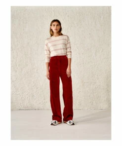 Senia Linen T-shirt - Women’s Collection - Ecru Bellerose Fashion Adult