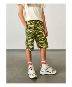 Staan Camo Shorts Khaki Bellerose Fashion Teen, Children -Bellerose Elegant Shop staan camo shorts khaki bellerose fashion teen children 3