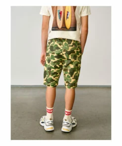 Staan Camo Shorts Khaki Bellerose Fashion Teen, Children -Bellerose Elegant Shop staan camo shorts khaki bellerose fashion teen children 4