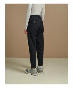 Villa Trousers - Women's Collection - Navy blue Bellerose Fashion Adult -Bellerose Elegant Shop villa trousers women s collection villa trousers women s collection navy blue bellerose fashion adult 3
