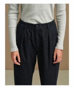 Villa Trousers - Women's Collection - Navy blue Bellerose Fashion Adult -Bellerose Elegant Shop villa trousers women s collection villa trousers women s collection navy blue bellerose fashion adult 5