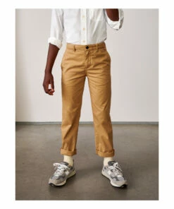 Warren Chino Trousers Camel Bellerose Fashion Teen, Children -Bellerose Elegant Shop warren chino trousers camel bellerose fashion teen children 2