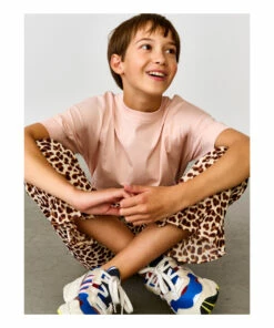 Wave T-shirt Pale pink Bellerose Fashion Teen, Children 12 Wave T-shirt Pale pink Bellerose Fashion Teen, Children -Bellerose Elegant Shop wave t shirt pale pink bellerose fashion teen children 4