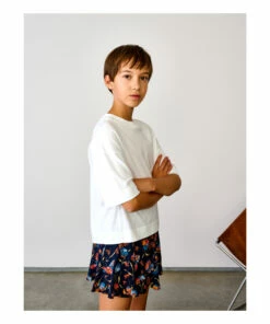 Wave T-shirt White Bellerose Fashion Teen, Children 6 Wave T-shirt White Bellerose Fashion Teen, Children -Bellerose Elegant Shop wave t shirt white bellerose fashion teen children 2