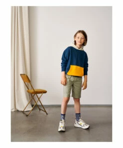 Wayne Shorts Sage Bellerose Fashion Teen, Children -Bellerose Elegant Shop wayne shorts sage bellerose fashion teen children 3